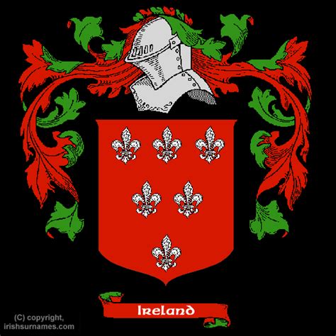 Ireland Coat of Arms, Family Crest - Free Image to View - Ireland Name ...