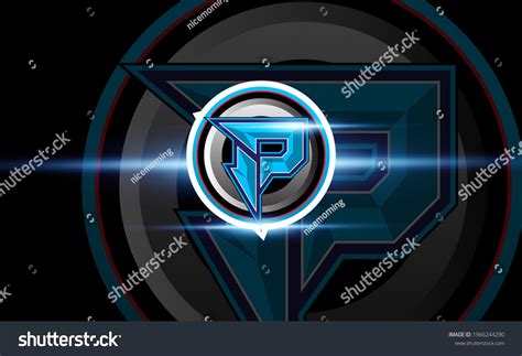 P Initial Letter Monogram Esport Gaming Stock Vector (Royalty Free ...