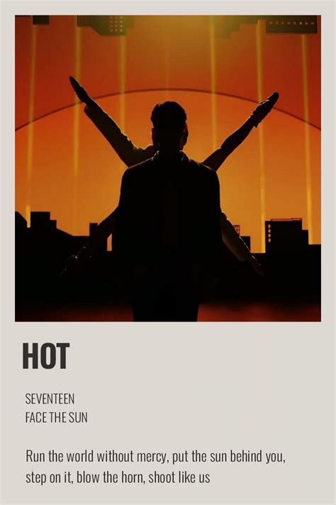 Seventeen - HOT minimalist poster | Seventeen, Music poster, Minimalist ...