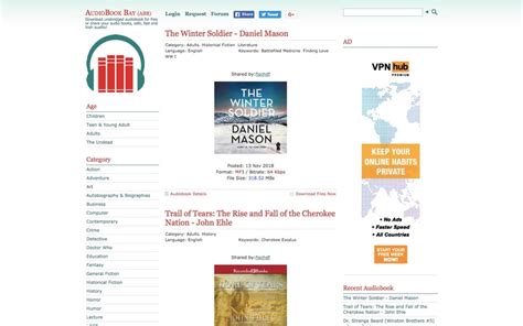The 10 best audio book torrents sites in 2019 | VPNpro