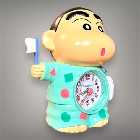 VINTAGE CRAYON SHIN-CHAN Toothbrush Alarm Clock Citizen Japan Anime VIDEO *READ* $79.99 - PicClick