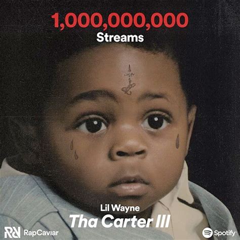 Lil Wayne's Tha Carter 3 Surpasses A Billion Spotify Streams