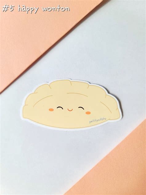 Cute Dumpling Stickers Vinyl Matte Stickers Cute Stickers - Etsy