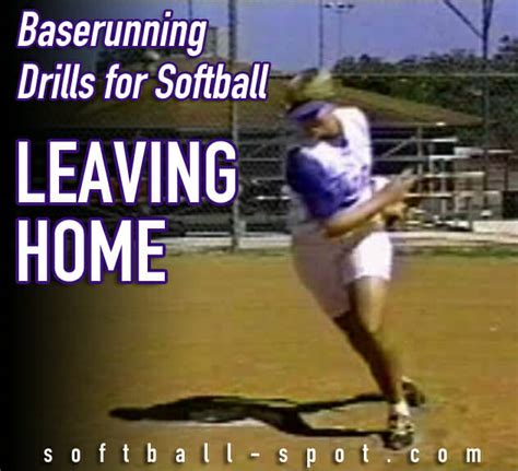 Baserunning Drills for Softball: Leaving Home