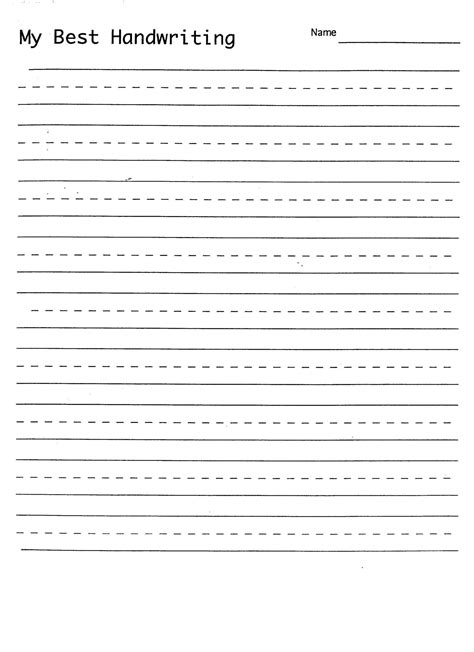 5 best images of printable blank writing pages free printable - free printable blank handwriting ...