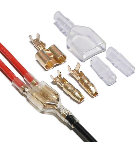 10 Sets 4.0 Terminal Car Electrical Wire Connector Diameter 4mm Male ...