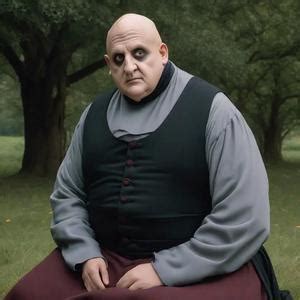 Uncle Fester Costume. Face Swap. Insert Your Face ID:846062