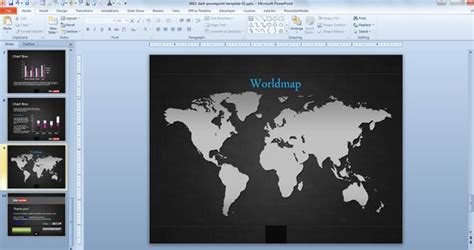 Dark Professional PowerPoint Template for Business