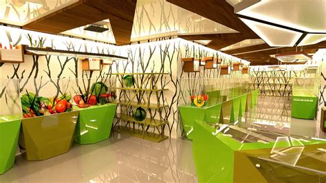 Vegetable Market | Tsukіnі |Interior|Design Concept :: Behance