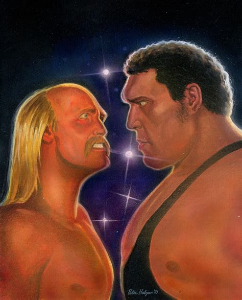 Hulk Hogan vs Andre the Giant by Habjan81 on DeviantArt