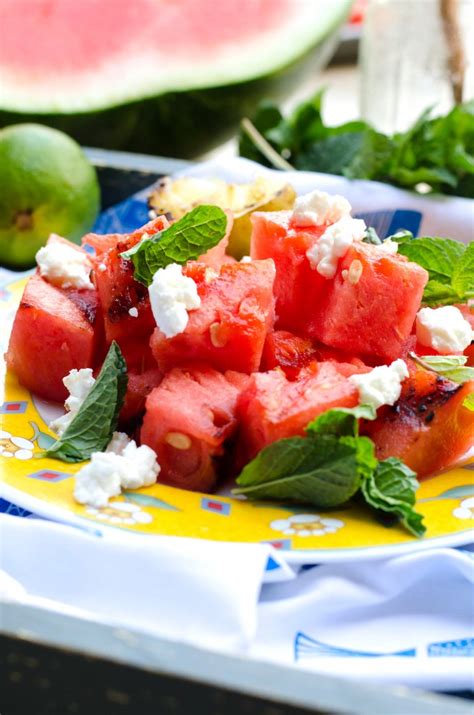 Grilled Watermelon Salad - Best Grilled Watermelon Recipe