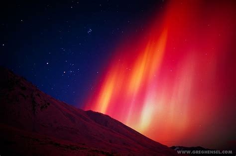 Red Aurora Borealis | Greg Hensel Photography | Northern lights ...