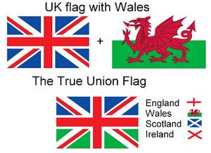 The True Union Flag (With Welsh Flag Incorporated) - United Kingdom Fan ...