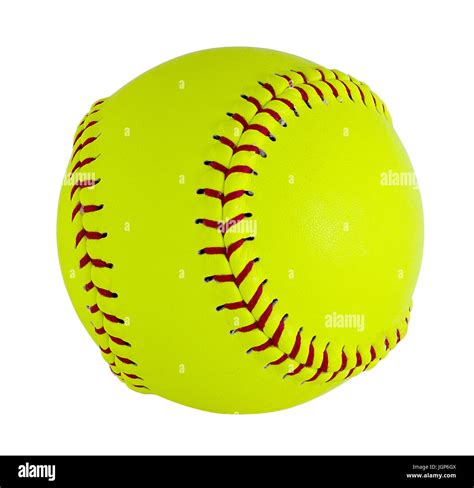 Yellow softball hi-res stock photography and images - Alamy