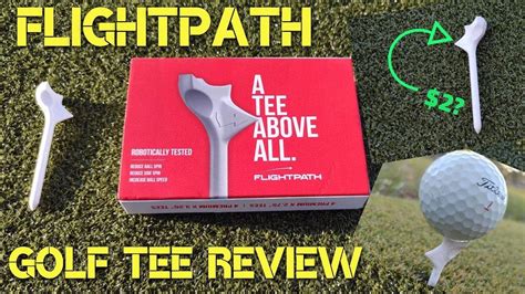 Flightpath Golf Tee Review | Golf tees, Golf, Tees