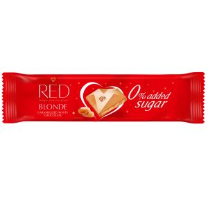 Mediterranean sweets - Red Chocolate -BLONDE CARAMELIZED WHITE CHOCOLATE BAR ??? 24 PACK ...