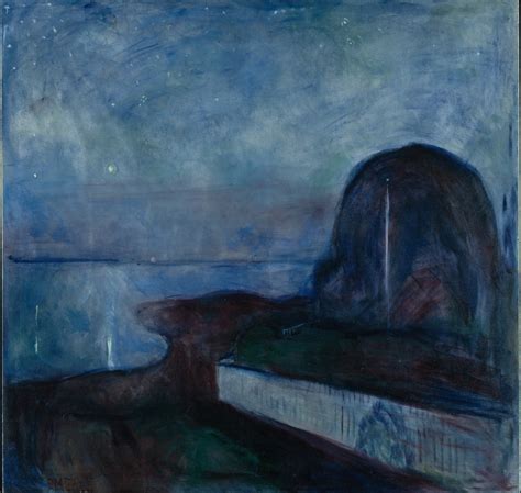 Edvard Munch | Starry Night, 1893 | Tutt'Art@ Masters