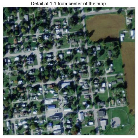 Aerial Photography Map of Bloomdale, OH Ohio