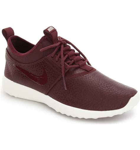 Product Image, click to zoom | Nike leather, Maroon shoes, Sneakers fashion