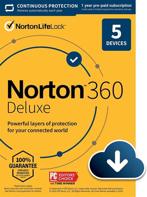 Norton 360 Deluxe – 5 Devices – The Subscription Store