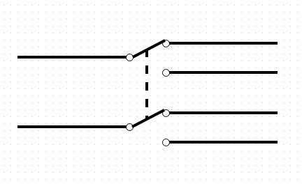 What do you call a pair of SPDT switches controlled by one toggle ...