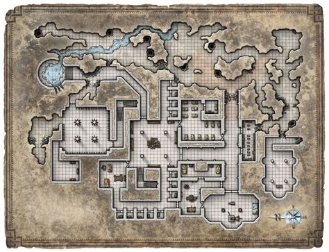 Dungeon | Mapa de fantasia, Mapas do dungeon, Lugares fantasia