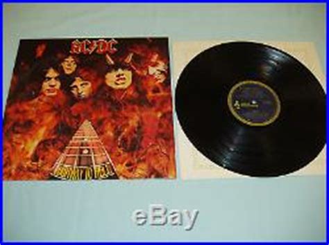 AC/DC Highway To Hell 12 vinyl album LP Australia 1st Press AUTOGRAPHED | Signed Vinyl Album