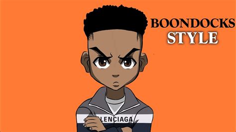 How To Cartoon Yourself: Boondocks Style - YouTube