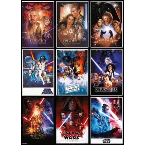 Star Wars Full Saga Poster | ubicaciondepersonas.cdmx.gob.mx