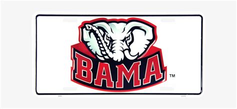 2096 - Bama - Alabama Football Elephant Logo - Free Transparent PNG ...