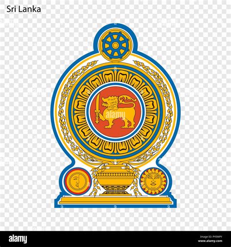 Symbol of Sri Lanka. National emblem Stock Vector Image & Art - Alamy