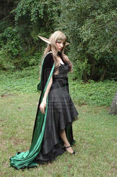 forest elf costume.. love the cape and head band