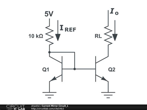 Current Mirror Circuit_1 - CircuitLab