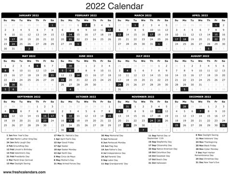 Printable Calendar Template 2022 Printable Calendar 2021 - Riset