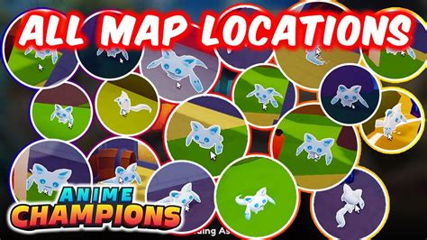 All Map Locations of the Magic Spirits in Anime Champions Simulator ...