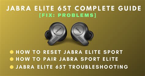 2022 UPDATED!!! The left handset of the Jabra Elite 65t does not work ...