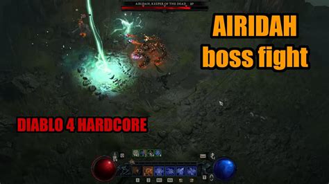 Aridah Boss Fight - Diablo 4 Hardcore - YouTube