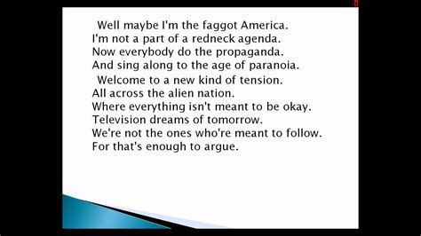 Green Day American Idiot Lyrics - YouTube