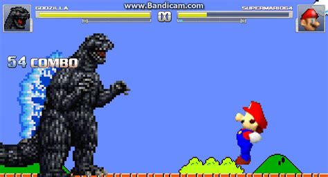 Godzilla vs Mario - YouTube