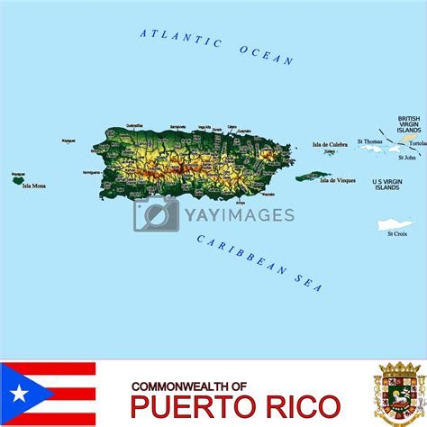 Puerto Rico Counties map by JRTBurr Vectors & Illustrations Free ...