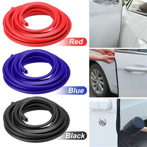 TSV 9.84Ft(3M) Car Door Edge Guards, U Shape Edge Trim Rubber Seal ...