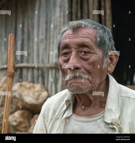 Elder Mayan Peasant Stock Photo - Alamy