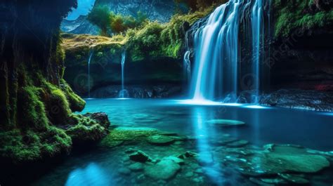 Wasserfall In Der Nacht, Bildschirmschonerbild Für Windows 10, Braun, Tier Hintergrund, Foto und ...