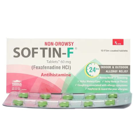 Softin-F 60mg Tablets Uses, Side effects & Price in Pakistan