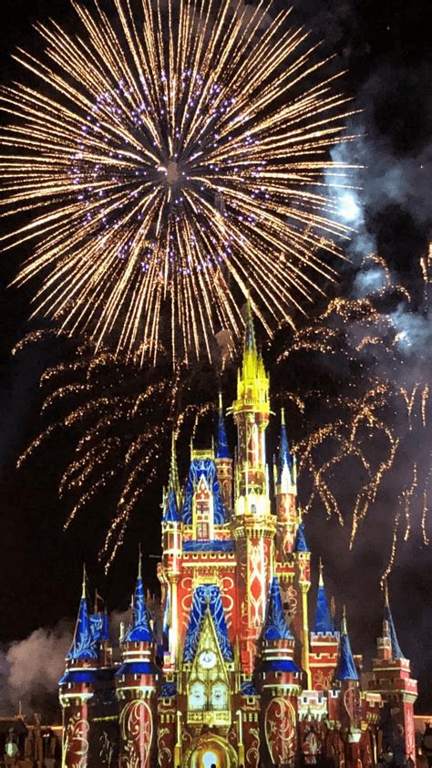 Disney Castle Fireworks Wallpapers on WallpaperDog