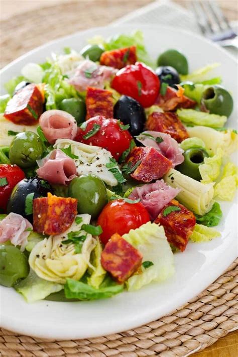 Antipasto Salad with Easy Italian Dressing | Gluten Free Paleo Recipe