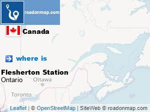 Where is Flesherton Station , Ontario Canada