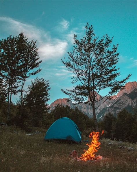 Premium Photo | Camping in nature