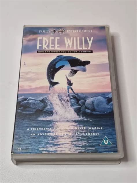 FREE WILLY (VHS Video Film, 1993) Ex-Rental (Warner Bros) PAL £5.22 - PicClick UK