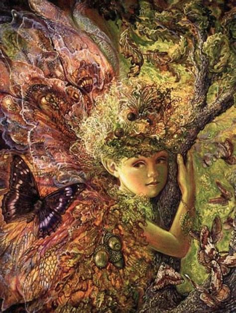 "Oak Fairy" par Josephine Wall | Josephine wall, Fairies photos, Fantasy artist